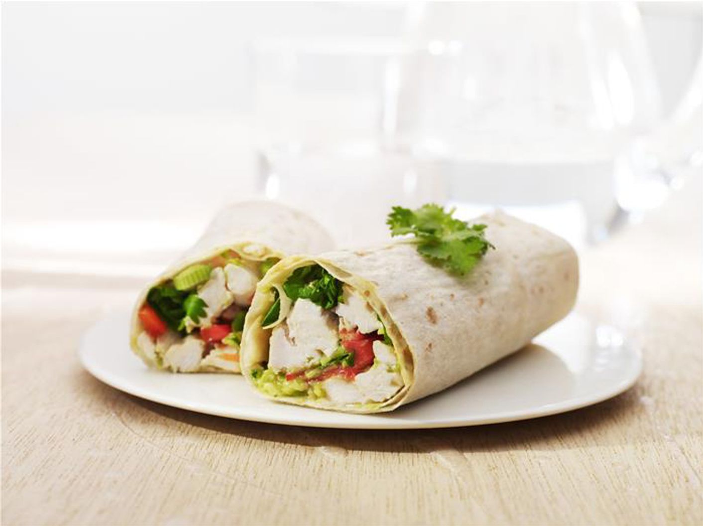 LiveLighter - Healthy Sweet Chilli Chicken Wrap Recipe