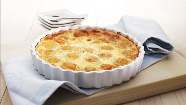 healthy healthy apricot custard flan recipe recipe Apricot Custard Flan