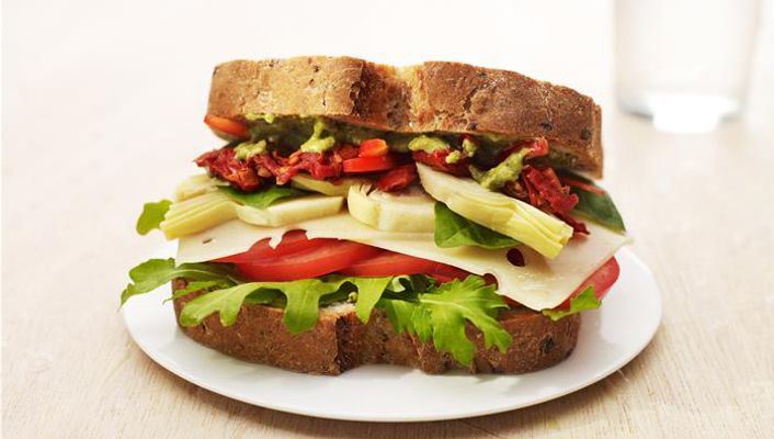 healthy healthy gourmet vegetarian sandwich recipe recipe Gourmet Vegetarian Sandwich