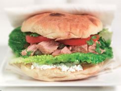 Tuna Salad in Turkish Bread