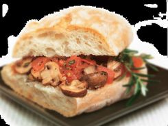 Mushroom & Tomato Bruschetta