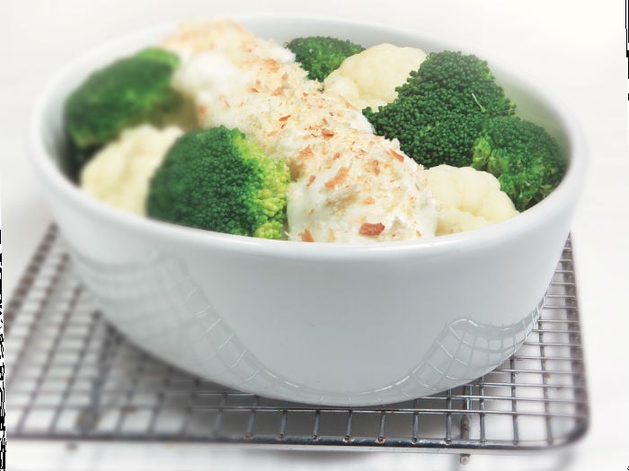 LiveLighter Healthy Broccoli & Cauliflower Gratin Recipe