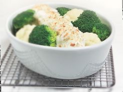 Broccoli & Cauliflower Gratin