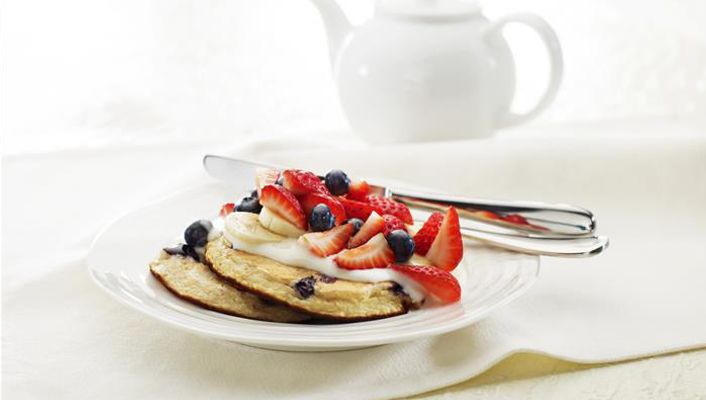 healthy healthy banana berry pikelets recipe recipe Banana Berry Pikelets