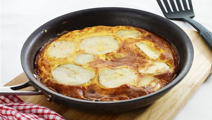 healthy healthy cheesy potato frittata recipe recipe Cheesy Potato Frittata