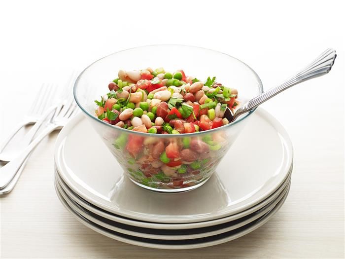healthy healthy mixed bean salad recipe recipe Mixed Bean Salad