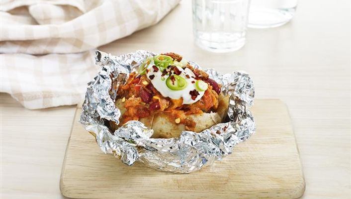 healthy healthy mexican mince - loaded potato style recipe recipe Mexican Mince - Loaded Potato Style