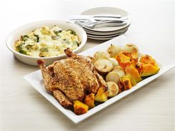 Lemon & Herb Roast Chicken with Vegies Lemon & Herb Roast Chicken with Vegies