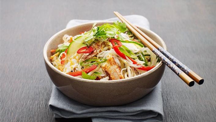 healthy healthy crab salad with noodles recipe recipe Crab Salad With Noodles