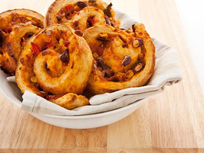 LiveLighter Healthy Pizza Scrolls Recipe