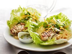 Fragrant Chicken & Noodle Lettuce Wraps 3-2-1 Fragrant Chicken & Noodle Lettuce Wraps 3-2-1