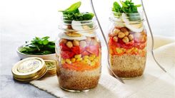 Mason Jar Rainbow Salad 3-2-1