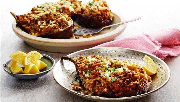 healthy healthy moroccan baked eggplant recipe recipe Moroccan Baked Eggplant