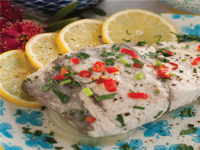 LiveLighter - Healthy Steamed Barramundi Recipe