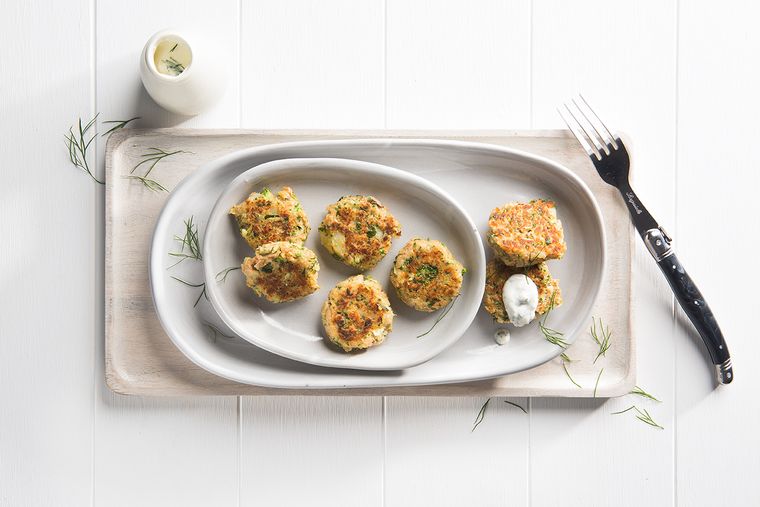 Salmon and potato cakes Salmon and potato cakes