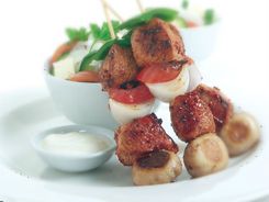 Lamb & Mushroom Kebabs