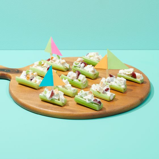 Waldorf celery boats Waldorf celery boats