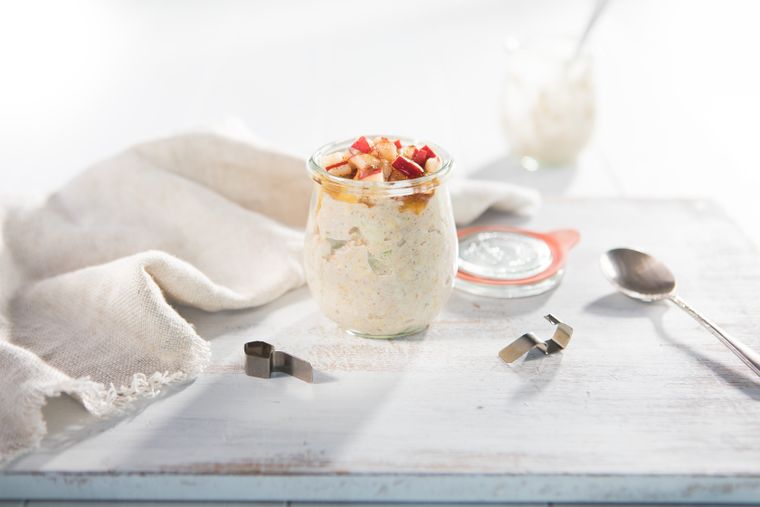 Apple Pie Overnight Oats Apple Pie Overnight Oats