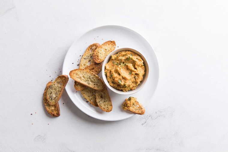 Carrot and ricotta dip