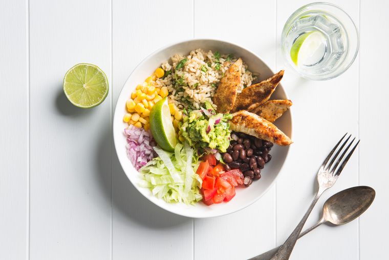 Chicken Burrito Bowls Chicken Burrito Bowls