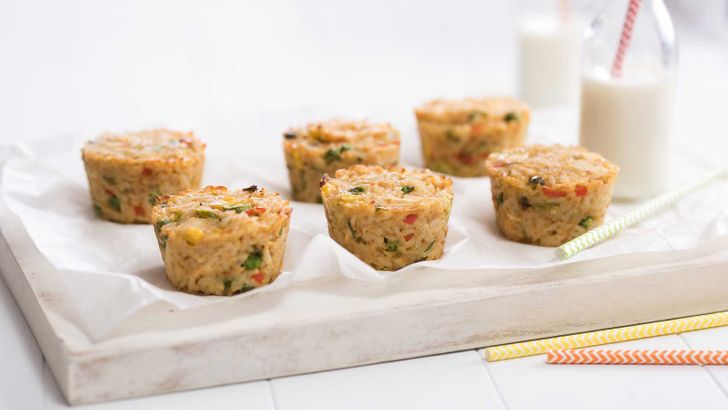 Fried Rice Muffins