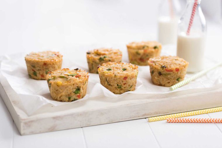 Fried rice muffins