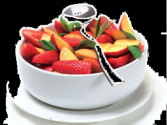healthy healthy nectarine & berry salad recipe recipe Nectarine & Berry Salad