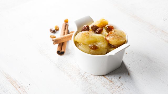 Stewed Apples and Sultanas