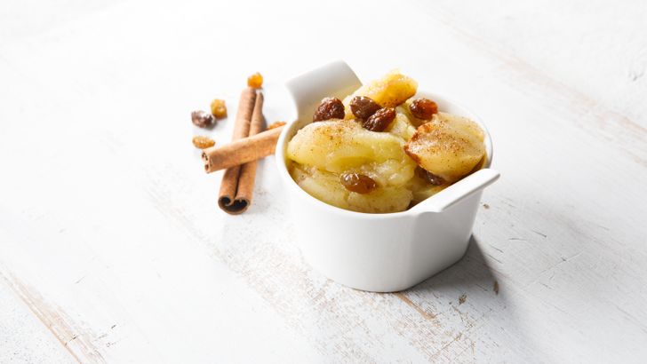 Stewed Apples and Sultanas